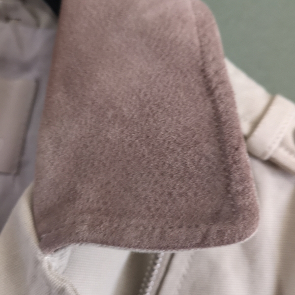 SOIA & KYO Kiera Moto Leather & Cotton Zip Up Jacket Sz Small - Picture 9 of 14